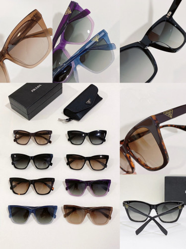 Prada Fashion Classic Polygonal Geometry Glasses Size：54-19-145