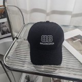 Balenciaga Fashion Unisex Fashion Wool Embroidered Letter Baseball Cap Hat