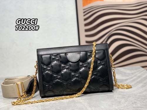 Gucci Double G 702200# Marmont Chain Crossbody Bag Size:26x17.5x8CM