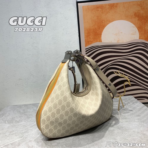 Gucci New H0699409 Fashion Big Dumplings Bag 35×32×6cm