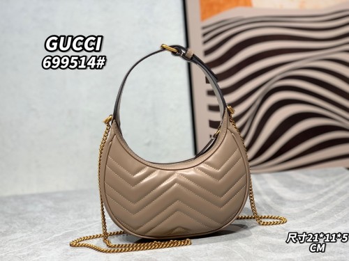 Gucci New 699514 Fashion Moon Style Bag 21.5×11×5cm