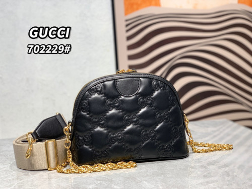 Gucci New 702229 Marmont Chain Crossbody Bag Size:23.5x19x8CM