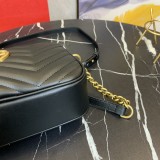 Gucci Double G 447632 Marmont Chain Crossbody Bag Size:24x13x7CM
