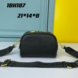 Prada New Brique 1BH187 Flap Shoulder Crossbody Bag Sizes ：21x14x8CM