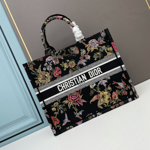 Dior Embroidery Large Classic Book Tote