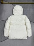 𝗠𝗼𝗻𝗰𝗹𝗲𝗿 Unisex Fashion Down Jacket Alphabet Skiwear White Coats