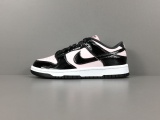 NIKE DUNK LOW ESS＂Pink Black＂Classic Women Trendy Casual Board Shoes