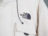 THE NORTH FACE Unisex Embroidery Monogrammed Logo Hoodies Down Jacket
