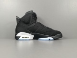 Air Jordan 6 Retro Metallic Siver Unisex Trendy Retro Basketball Shoes