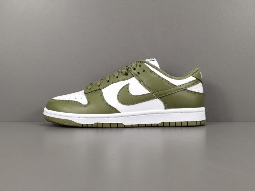 NIKE DUNK LOW Medium Olive Low Top Unisex Retro Casual Board Shoes Sneakers