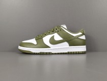 NIKE DUNK LOW Medium Olive Low Top Unisex Retro Casual Board Shoes Sneakers