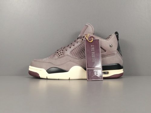 A Ma Maniere x Air Jordan 4 Retro Vioet Ore Men Trendy Retro Basketball Shoes