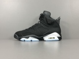 Air Jordan 6 Retro Metallic Siver Unisex Trendy Retro Basketball Shoes