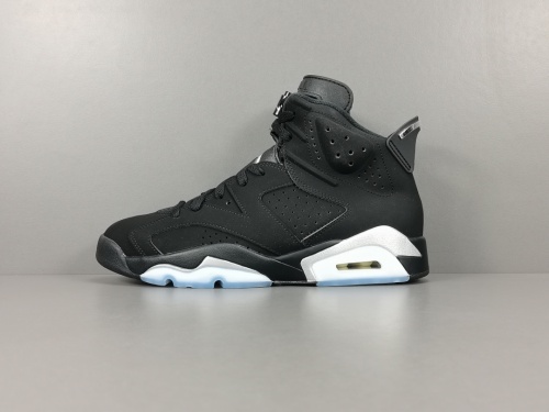 Air Jordan 6 Retro Metallic Siver Unisex Trendy Retro Basketball Shoes