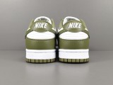 NIKE DUNK LOW Medium Olive Low Top Unisex Retro Casual Board Shoes Sneakers