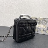 Dior Classical New Women 6009 Leahter Black Bag Sizes:20×15×6cm