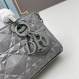 Dior Classical New Leahter Women Gray Bag Sizes :21x12x7CM