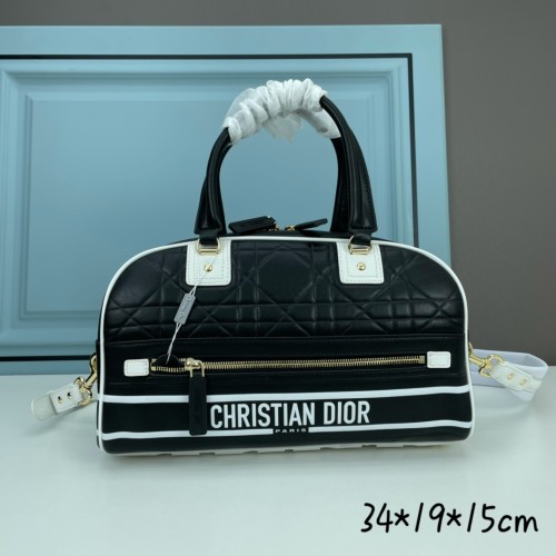 DIOR New Fashion 1319 Star Print Sports Black Handbag Sizes: 34x15x19cm