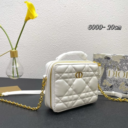 Dior Classical New 6009 Leahter Women White Bag Sizes:20×15×6cm