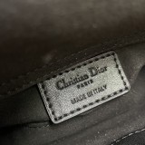 Dior Classical 1396 Leahter Women Black Bag Sizes :16x10x5CM