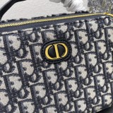 Dior Classical New Women 6009 Leahter Gray Sizes:20×15×6cm