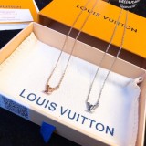 Louis Vuitton Fashion New Classic Retro Letters Necklace