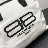 Balenciaga New Fashion Canvas BB Printed Tote Bag Handbag Sizes:45x16x27cm