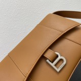 Balenciaga New Cowhide Chain Half Moon Hourglass Bag Handbag Sizes:25.5x6x16cm