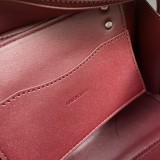 Balenciaga New Fashion Trapezoid Motorcycle Red Bag Handbag Sizes:33x13x20cm