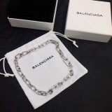 Balenciaga Fashion New Classic Retro Letters B Necklace