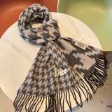 Dior New Fashion Double Sided Cashmere Suit Classic Pattern Scarf  Size:35*190cm