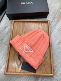 Prada Fashion New Casual Multicolored Wool Knit Hat