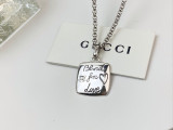 Gucci New Fashion Unisex Bold Latest Model For Lovers Necklace