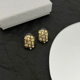 Dior Classic Fashion New Gold Letters Earrings