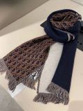 Dior New Fashion Classic Grid Double Sided Scarf Size:33*200cm