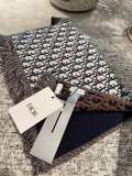 Dior New Fashion Classic Grid Double Sided Scarf Size:33*200cm