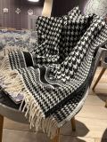 Dior Fashion Double Sided Cape Of The Plover Classic Pattern Scarf Size:140*140CM