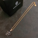 Versace Unisex Fashion New Medusa Head Retro Necklace