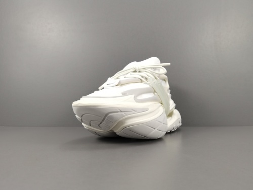 Balmain Unisex Unicorn Leather Low Cushioning Rebound Sneakers Shoes