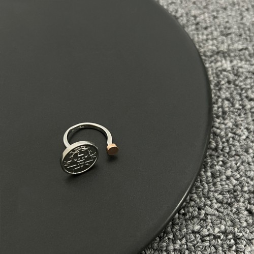 Hermes New Classic H Logo Opening Ring