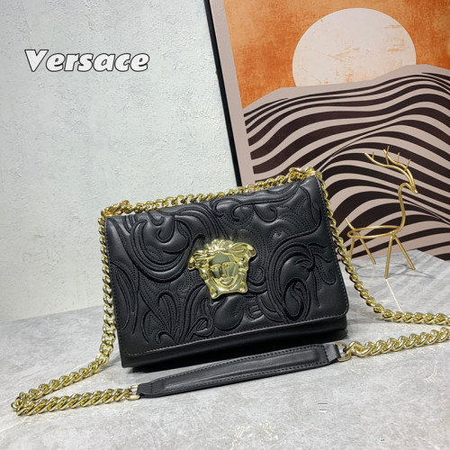 Versace New La Medusa Organ Handbag Messenger Black Bag Size: 25*18*6.5CM
