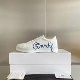 Givenchy Retro Unisex Low White Sneakers Casual 4G Graffiti Sneakers Shoes