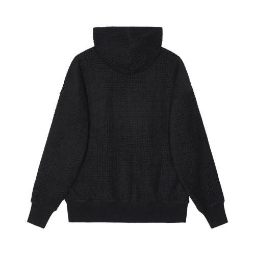Givenchy Classic Towel Jacquard Pullover Casual Zip Hoodies Sweatshirt