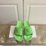 Versace Fashion Unisex Slippers Pattern Logo Couple Beach Shoes Slippers