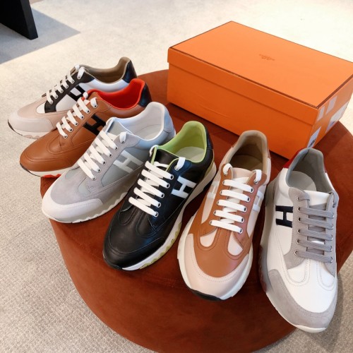 Hermes Fashion British Retro Sneakers Running Shoes Unisex Casual Shoes