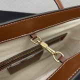 Burberry Fashion New Classic Handheld Shopping Brown Toth Bag Sizes:34x14x28cm