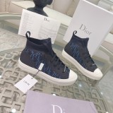 Dior Unisex Casual Sports Shoes Classic High Top Sneakers Shoes