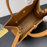 Burberry Fashion New Simple Letter Logo Brown Handbag Sizes:27×11×20cm