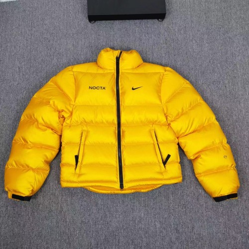 Nike x Drake NOCTA Men Co-Branded Collar Down Jacket Yellow