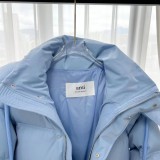 𝗔𝗠𝗜 𝗣𝗔𝗥𝗜𝗦 AMI Unisex Love Silhouette Chest Logo Short Down Jacket